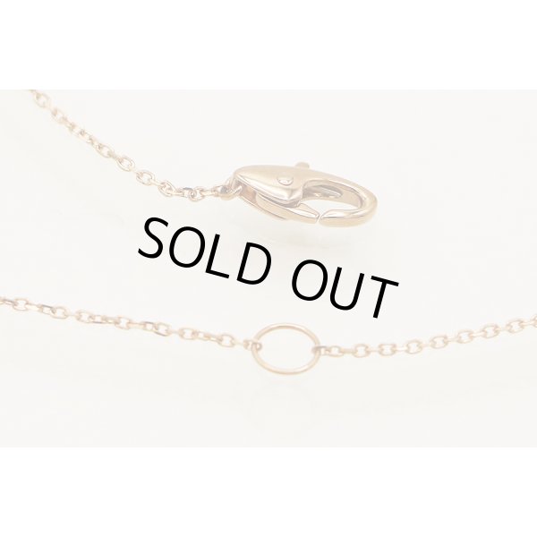 ポンテヴェキオ　K18PG ダイアイリネックレス 0.03ct 1.80g　留め具