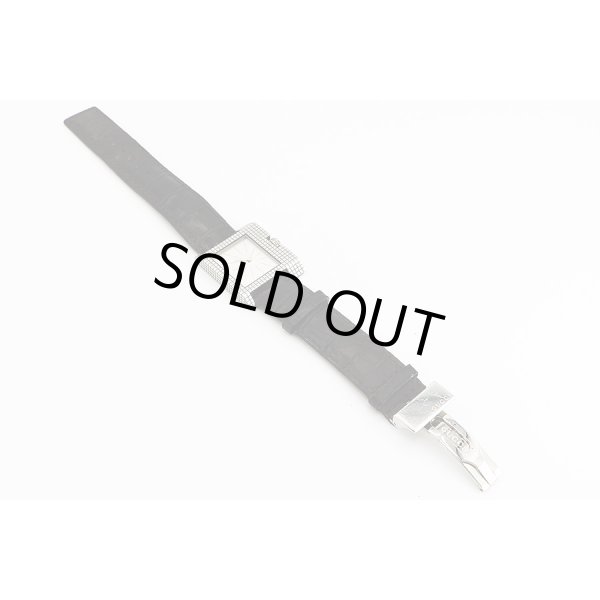 グッチ　銀文字盤　革ベルト状態　表面