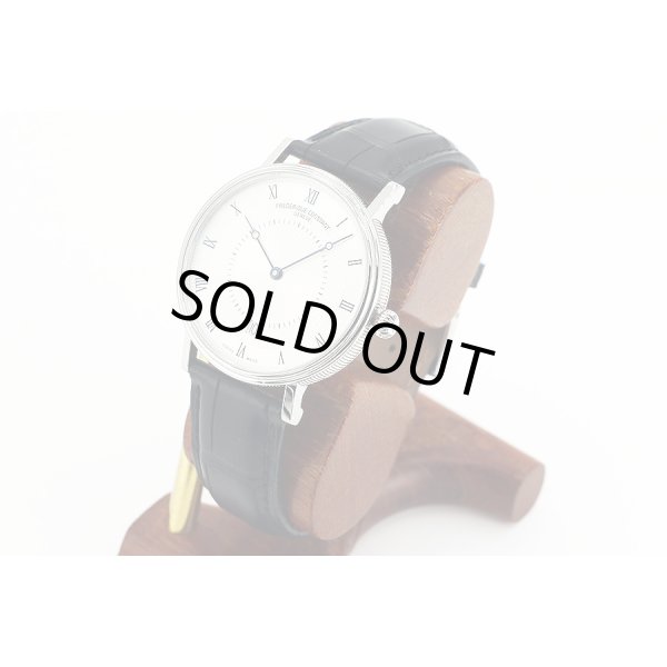 フレデリック・コンスタント　クラシックスリム　ＦＣ３０６Ｘ４Ｓ３５／６　銀文字盤　サイド