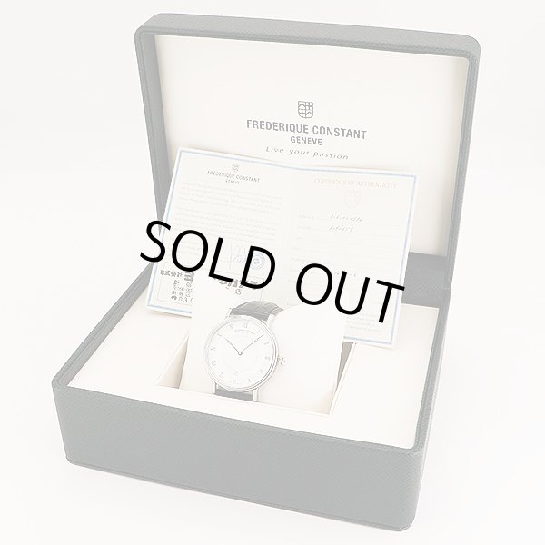フレデリック・コンスタント　クラシックスリム　ＦＣ３０６Ｘ４Ｓ３５／６　銀文字盤　箱