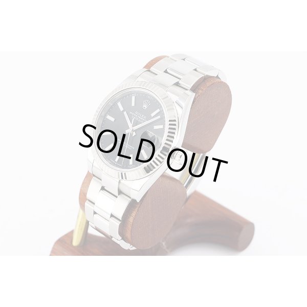 ロレックス　１２６３３４　３Ｕ６７８２４９　黒棒文字盤　サイド