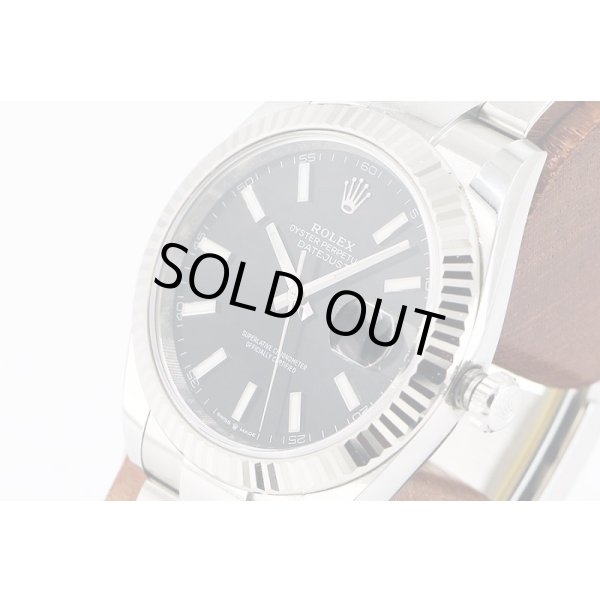 ロレックス　１２６３３４　３Ｕ６７８２４９　黒棒文字盤　サイド拡大