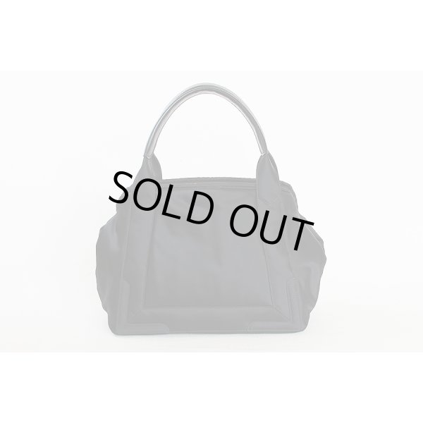 バレンシアガ ネイビー スモールカバス 339933210K41090 ブラック　裏面