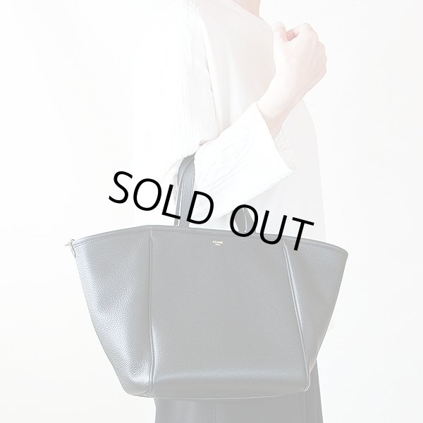 セリーヌ スモール フォールドカバ ブラック　持ったイメージ