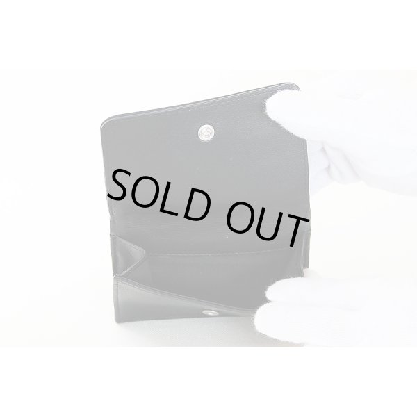 シャネル　カメリア スモールフラップウォレット AP0116 ブラック／SIV金具　小銭入れ