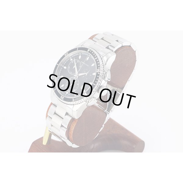 ハミルトン　ジャズマスター　クロノグラフ　Ｈ３７５１２０　黒文字盤　サイド