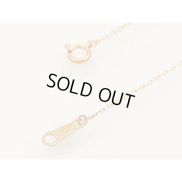 ヴァンドーム　K18PG ダイアイリネックレス 0.40ct 2.60g　留め具外したイメージ(2)