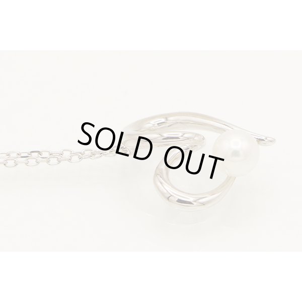 ミキモト　K18WG パールイリペンダントネックレス 6.00mm 5.30g　拡大(2)