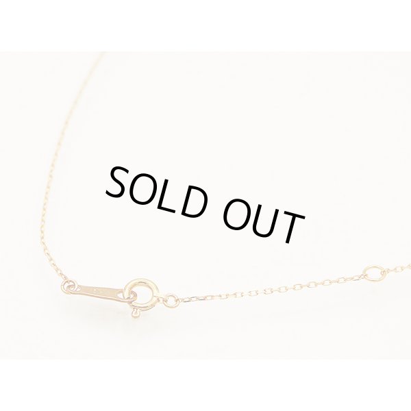 ヴァンドーム　K18PG ダイアイリネックレス 0.40ct 2.60g　留め具