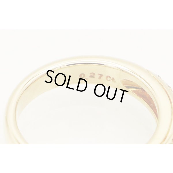 ミキモト　K18 ダイアイリリング 0.27ct 5.00g　刻印(2)