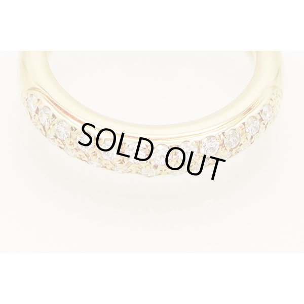 ミキモト　K18 ダイアイリリング 0.27ct 5.00g　拡大