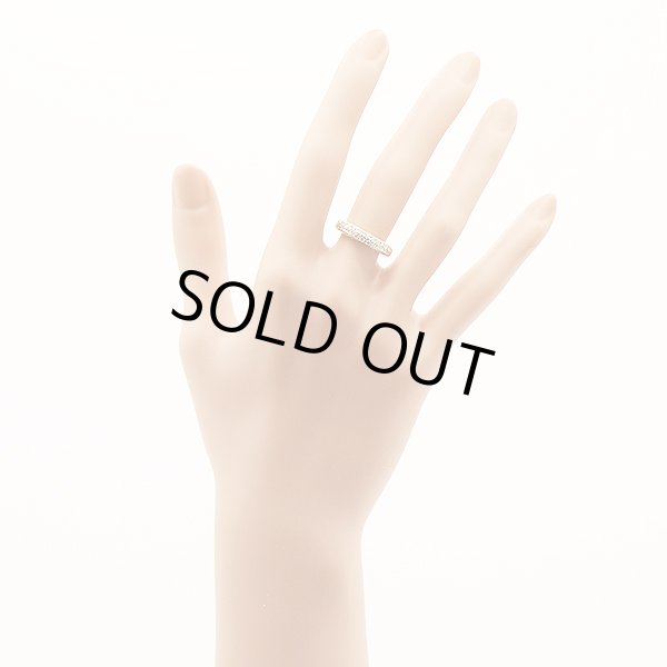 ミキモト　K18 ダイアイリリング 0.27ct 5.00g　装着イメージ