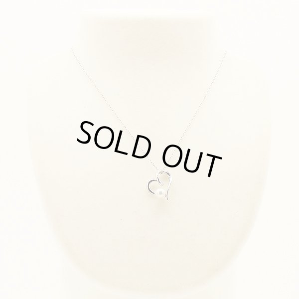 ミキモト　K18WG パールイリペンダントネックレス 6.00mm 5.30g　装着イメージ