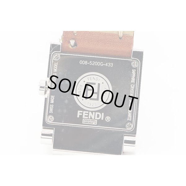 フェンディ　００８－５２００Ｇ　ベージュ文字盤　裏面拡大