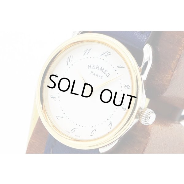 エルメス　アルソー　ＡＲ５．２２０ａ　白文字盤　サイド拡大