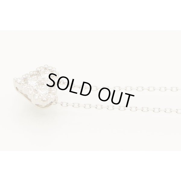 ヴァンドーム　PT950/850 ダイアイリネックレス 0.30ct 2.40g　拡大