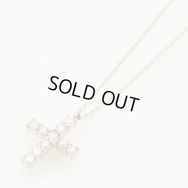 ヴァンドーム　PT900/850 ダイアイリペンダントネックレス 0.50ct 3.30g