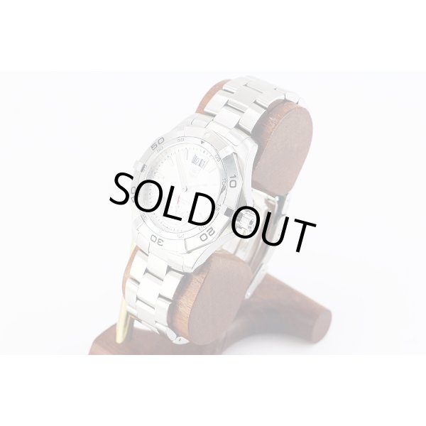 タグホイヤー　アクアレーサー　グランデイト　ＷＡＦ１０１１　銀文字盤　サイド