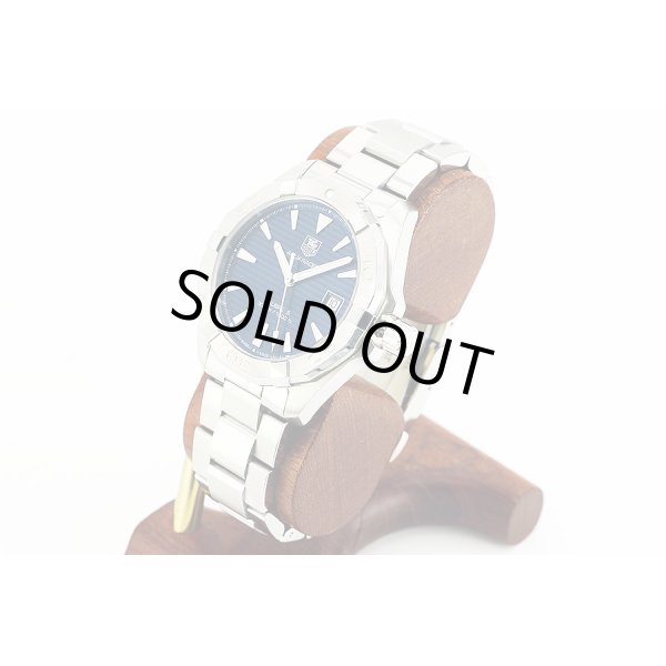 タグホイヤー　アクアレーサー　キャリバー５　ＷＡＹ２１１２　紺文字盤　サイド