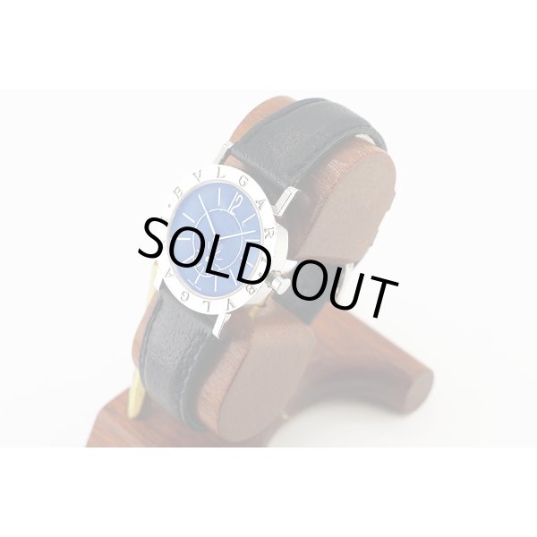 ブルガリ　ブルガリブルガリ　ＢＢ３３ＳＬＰＳ　黒文字盤　サイド