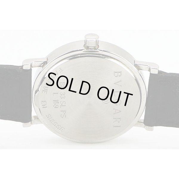 ブルガリ　ブルガリブルガリ　ＢＢ３３ＳＬＰＳ　黒文字盤　裏面拡大