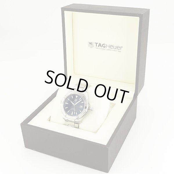 タグホイヤー　アクアレーサー　キャリバー５　ＷＡＹ２１１２　紺文字盤　箱