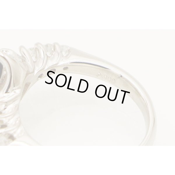 PT900 ダイアイリリング 1.00ct 6.80g　刻印