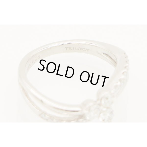 PT900 ダイアイリリング 0.50ct 6.30g　刻印