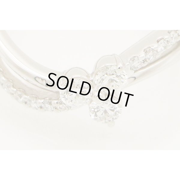 PT900 ダイアイリリング 0.50ct 6.30g　拡大