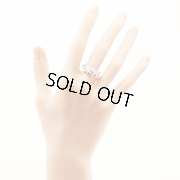 PT900 ダイアイリリング 0.50ct 6.30g　装着イメージ