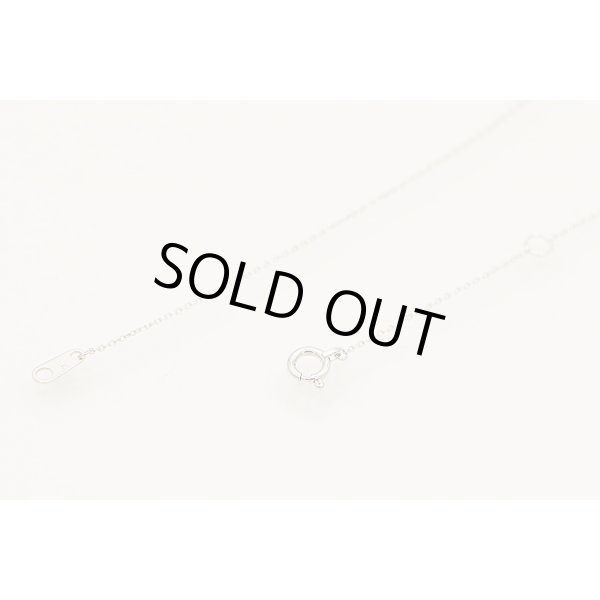 ヴァンドーム　K18WG ダイアイリネックレス 0.12ct 1.20g　留め具外したイメージ(2)