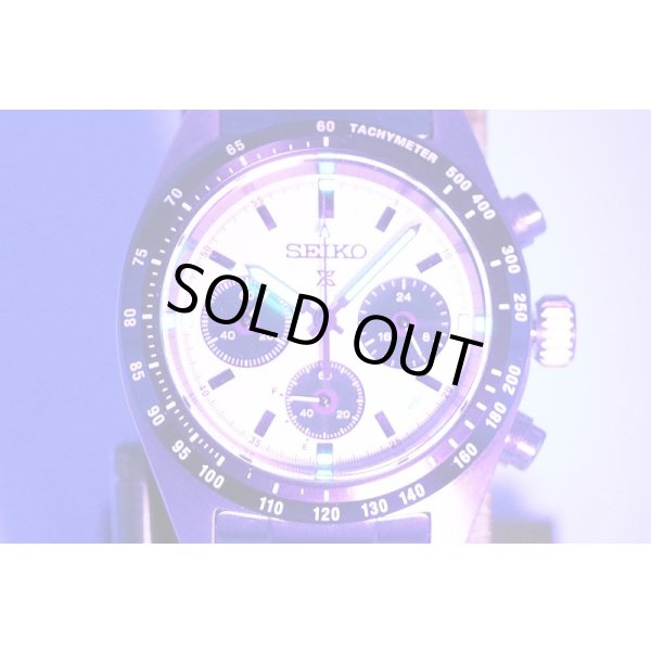 セイコー　プロスペック　ＳＢＤＬ０８５　クロノ　Ｖ１９２－０ＡＦ０ 白文字盤　ライト