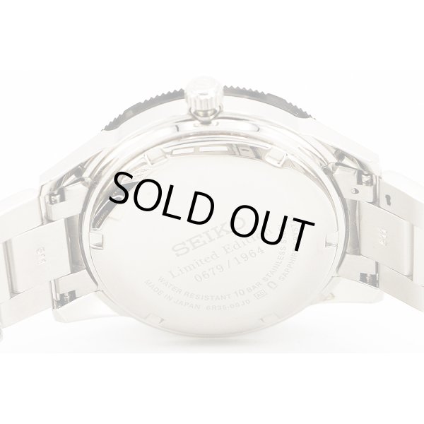 セイコー　プレサージュ　ＳＡＲＸ０６９ 銀文字盤　クラウンクロノ限定　裏面拡大