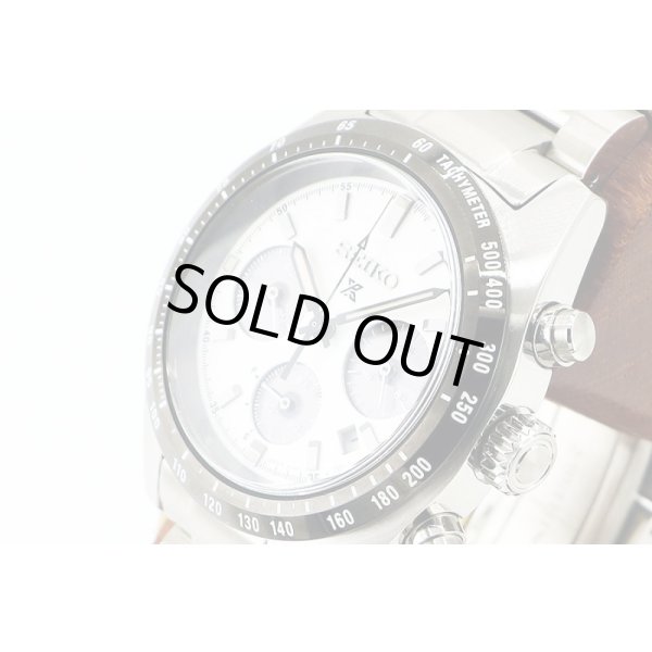セイコー　プロスペック　ＳＢＤＬ０８５　クロノ　Ｖ１９２－０ＡＦ０ 白文字盤　サイド拡大