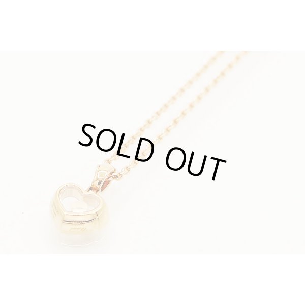 ショパール 750PG ハッピーダイヤモンドアイコン ペンダントネックレス 6.50g　裏面