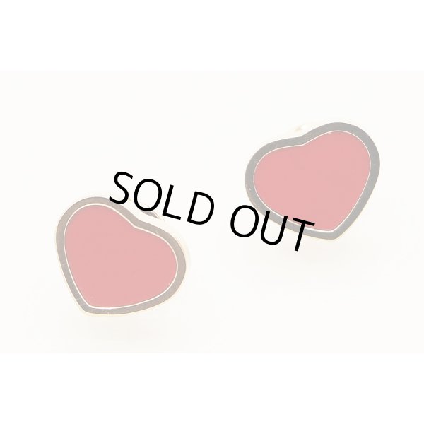 ショパール 750PG ハッピーハートピアス レッド 7.20g　拡大