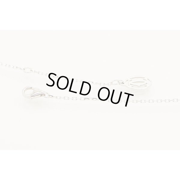 カルティエ　750WG ダムール ネックレス スモールモデル 2.90g　留め具外したイメージ