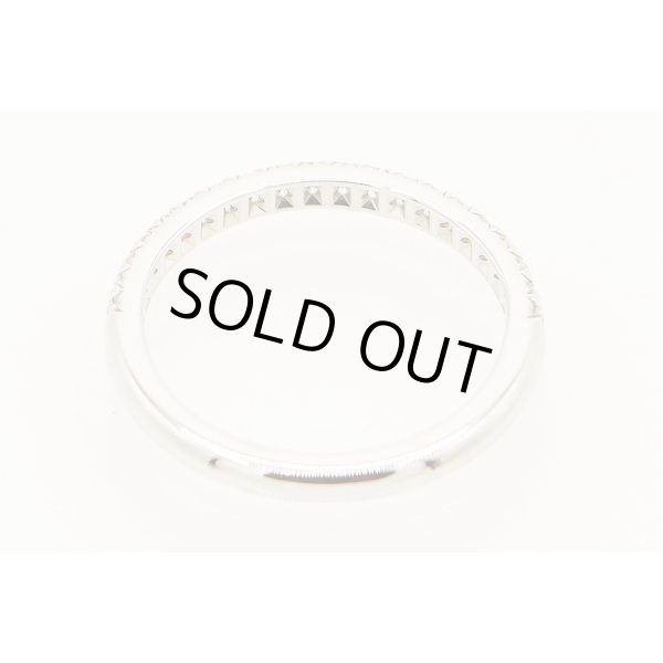 ティファニー　PT950 ダイアイリ ハーフエタニティリング 2.90g　内側