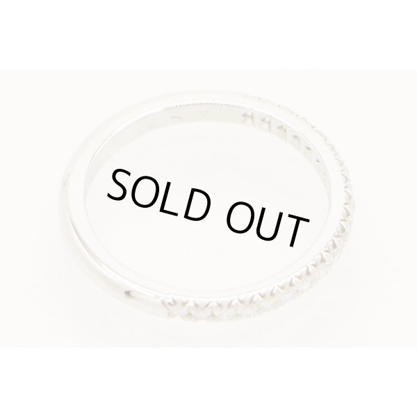 ティファニー　PT950 ダイアイリ ハーフエタニティリング 2.90g　内側(2)