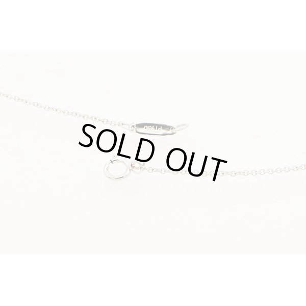 ティファニー　PT950 クロス ダイアイリペンダントネックレス 3.50g　留め具外したイメージ