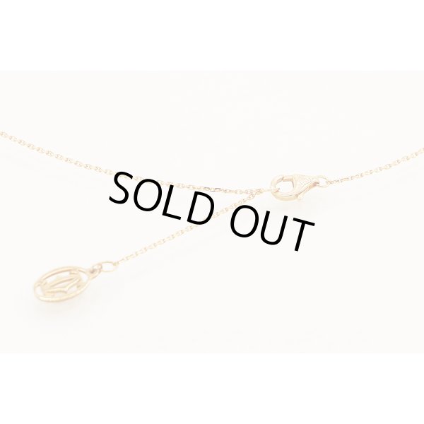 カルティエ　750PG トルタ ハート パヴェ ネックレス 3.10g　留め具