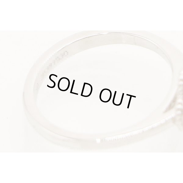 ヴァンクリーフ＆アーペル 750WG スウィートアルハンブラ ダイアイリリング 3.40g　刻印(2)