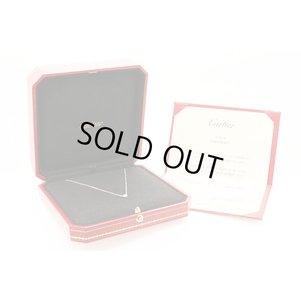 カルティエ　750WG ダムール ネックレス スモールモデル 2.90g　箱・保証書