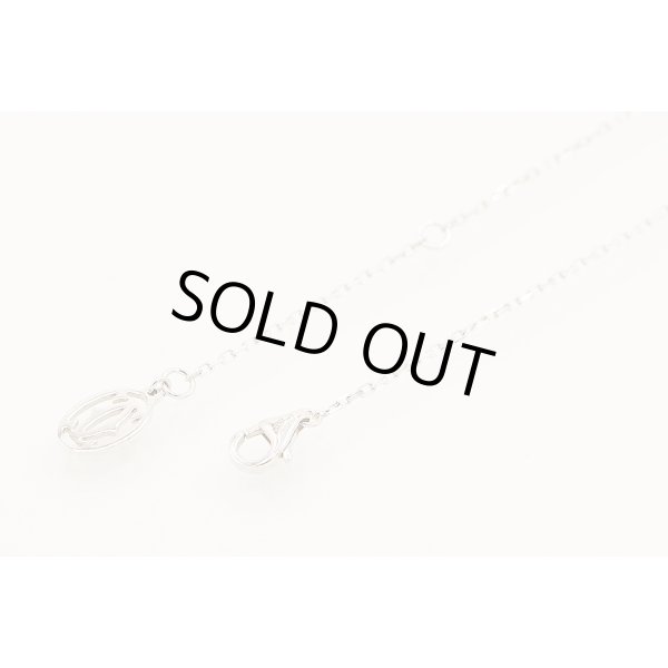 カルティエ　750WG ダムール ネックレス スモールモデル 2.90g　留め具