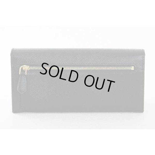 プラダ ニツ折長財布 1MH132 NERO／IBISCO　裏面