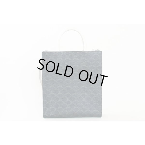 セリーヌ スモール バーティカルカバ 191542CIM．01BC タン／ホワイト　裏面