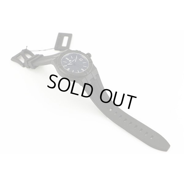 モーリス・ラクロア　アイコン　＃タイド　ＡI２００８　黒文字盤　ラバーベルト状態