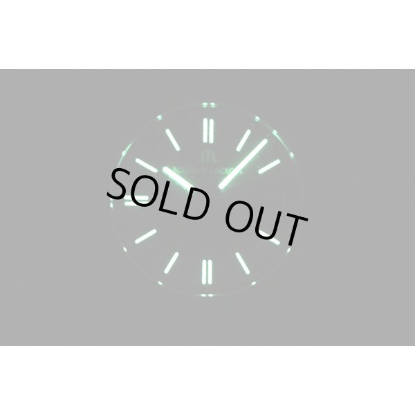 モーリス・ラクロア　アイコン　＃タイド　ＡI２００８　黒文字盤　ライト暗闇