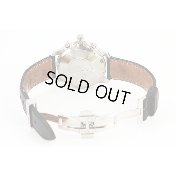 ジン　１０３Ｂ．ＡＵＴＯ．ＰＯＬ．ＴＹ　黒文字盤　革ベルト