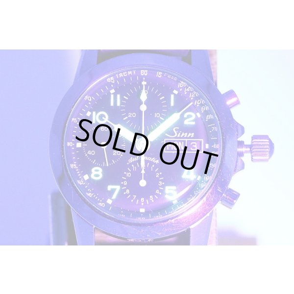 ジン　１０３Ｂ．ＡＵＴＯ．ＰＯＬ．ＴＹ　黒文字盤　ライト